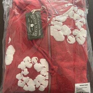 Denim Tears Cotton Wreath Zip Hoodie